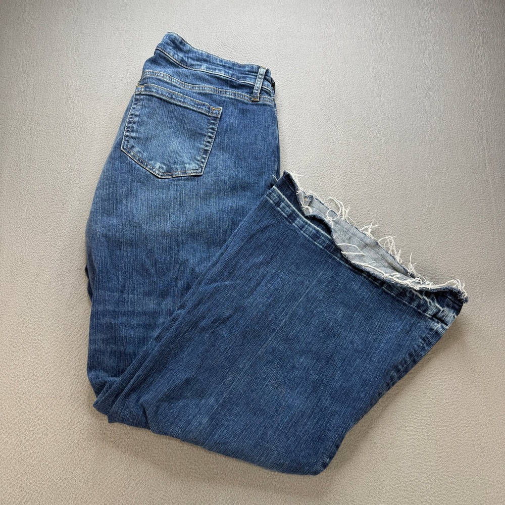 Torrid Perfect Super Flare Vintage Stretch Jeans Womens 18 Blue Cotton Denim 70s